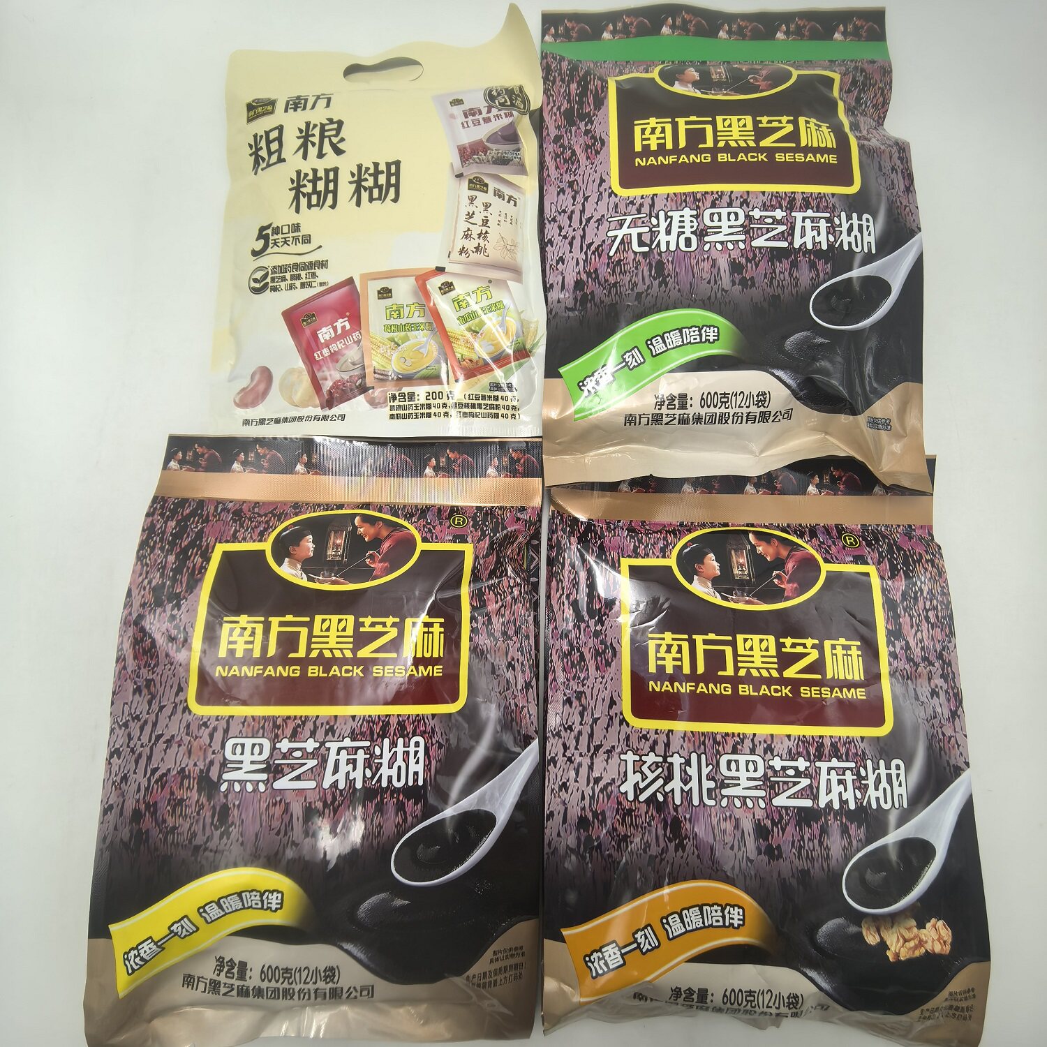 南方黑芝麻糊粗粮糊糊五味混装红豆红枣枸杞南瓜山药玉米糊200g袋图片