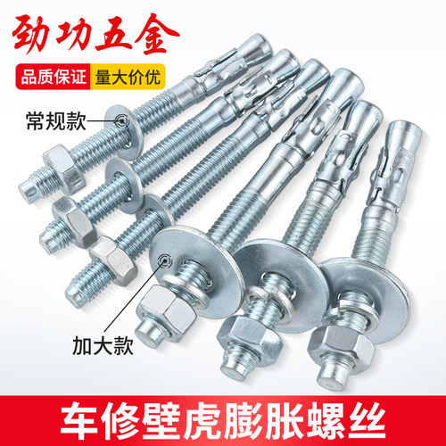 镀锌车修壁虎膨胀螺丝电梯膨胀螺栓拉爆螺栓m6m8m10m12m16mm