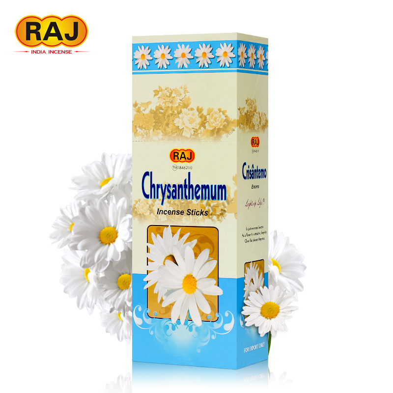 RAJ印度香 菊花Chrysanthemum 印度原装进口手工香薰熏香线香008 洗护清洁剂/卫生巾/纸/香薰 香薰香料 原图主图