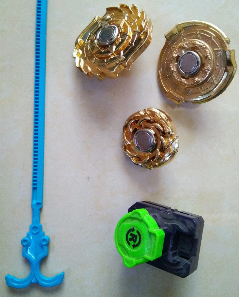 战斗王飓风战魂大攻击环全铁金属陀螺带发射器60mm长拉条玩具