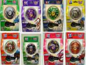 奥迪双钻战斗王606系列陀螺 606015 怒闪烈豹 震山狮神 血翼蝙幅