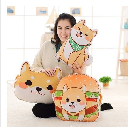 二次元doge萌宠柴犬暖手捂抱枕靠枕动漫周边毛绒暖手抱枕插手公仔在类目 居家布艺, 靠垫/抱枕中 - 来自Buy2taobao.com提供专业的淘宝代购服务