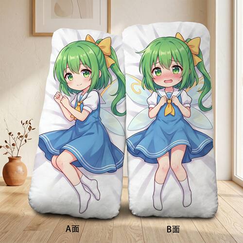 东方project大妖精Q版圆角小抱枕二次元周边定制