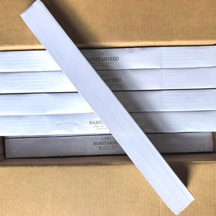 【新】出日本酒店宾馆一次性马桶消毒封条清洁条样板房封条纸整打