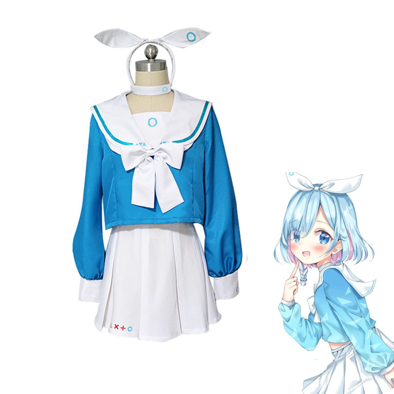 碧蓝档案cos服阿罗娜Arona游戏角色水手制服 JKcosplay动漫万圣