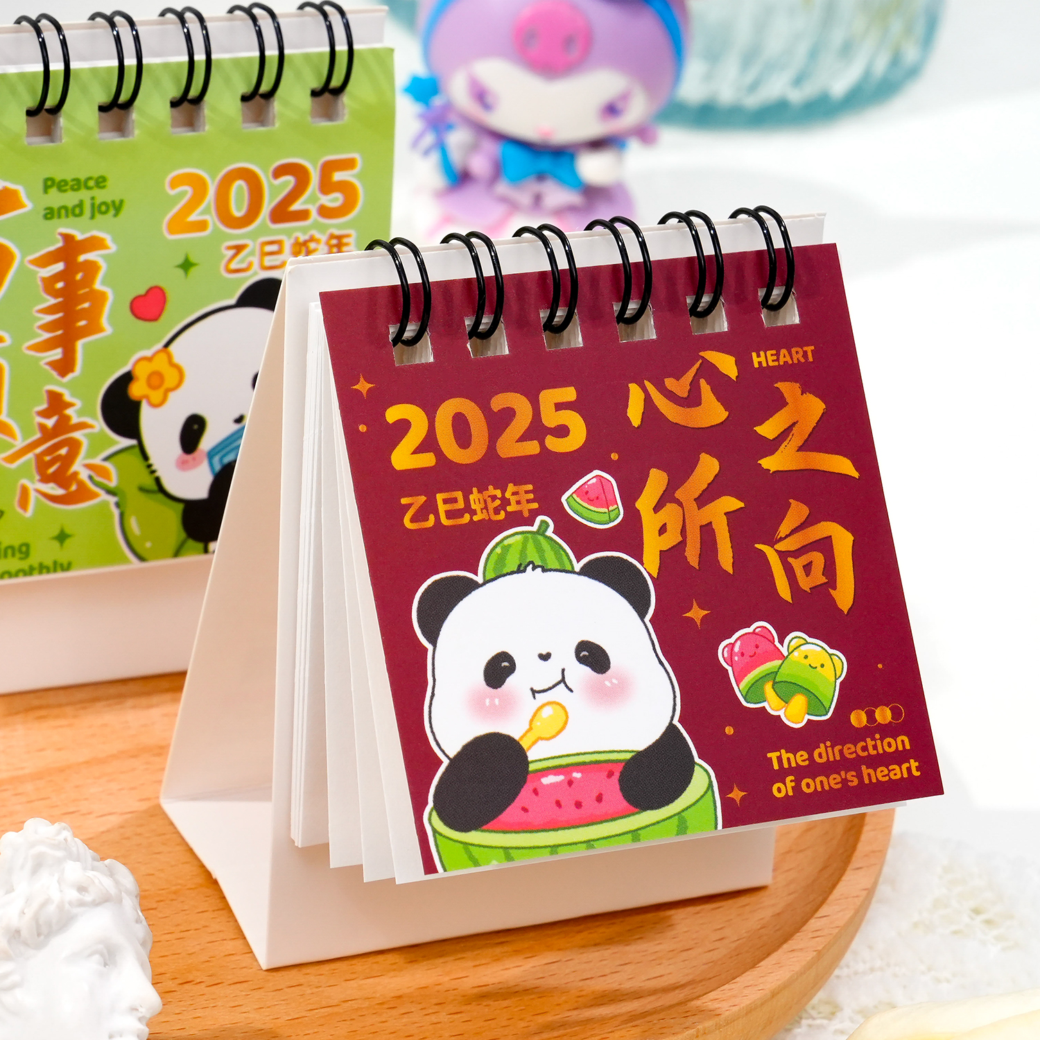 日历2025年迷你台历创意桌面摆件