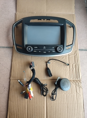 2014款别克君威原车中控导航屏一套wince带面板和线材原厂拆车件