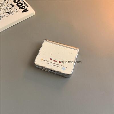 小樱桃中轴磁吸适用小米mixflip2华为purax手机壳pocket2硬磨砂可爱荣耀vflip三星zflip7564卡通女oppofindn3