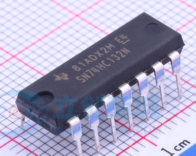 全新进口原装 SN74HC132N 逻辑电路 - 四与非门 DIP-14 直插