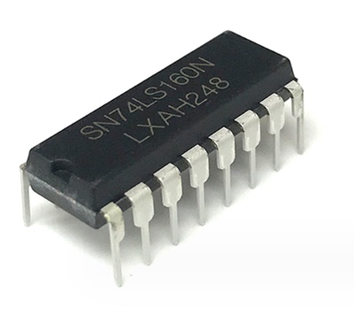 SN74LS160N DIP16 计数器 中性丝印芯片