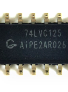 中微爱芯 AiP74LVC125 带三态控制的4路缓冲器/线驱动器 SOP14
