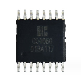 中微爱芯 CD4060 带时钟的14阶二进制纹波计数器 TSSOP16贴