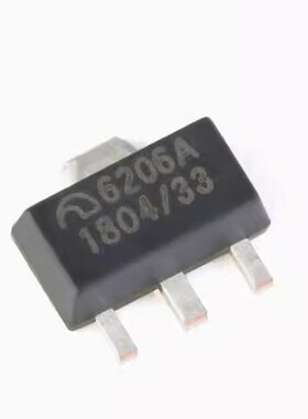 全新原装 ME6206A33PG SOT-89 3.3V 2% 6V 低压差线性稳压器芯片