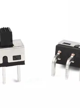 SS12D06 SS12D10 5MM柄高 2档3脚 大电流滑动/拨动开关 立式/弯脚