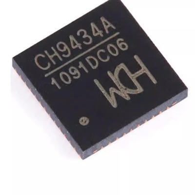 全新 CH9434A QFN-48 SPI转四串口转接芯片