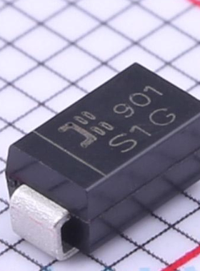 贴片S1G-13-F 丝印S1G 1A400V肖特基整流二极管 封装DO-214AC SMA