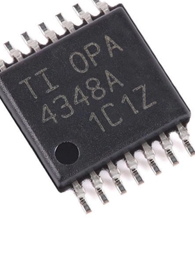 全新 OPA4348AIPWR TSSOP-14 四路运算放大器芯片