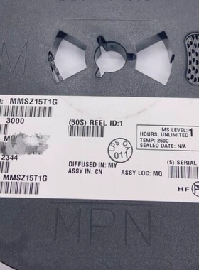 全新安森美 MMSZ15T1G 稳压二极管15V 500MW 封装 SOD-123