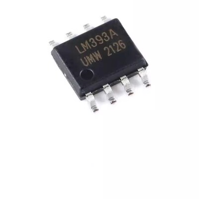 全新正品 UMW LM393ADR SOP-8 低功耗低失调电压双路比较器芯片