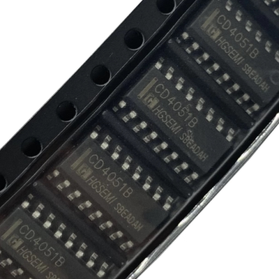 CD4051BM/TR 丝印 CD4051B SOP-16 模拟开关/多路复用器