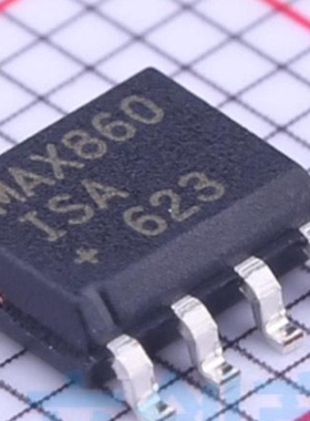 原装全新 MAX860ISA+T SOP-8 50mA频率可选的开关电容电压变换器