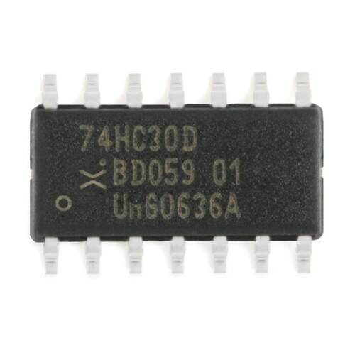 全新原装 74HC30D SOP-14 单路8输入与非门 贴片逻辑芯片