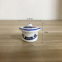 Ceramic mini small vases, dried flowers, flower arrangements, home decorations, living room ornaments, dollhouses, kitchens can be used as fridge magnets thumbnail 7
