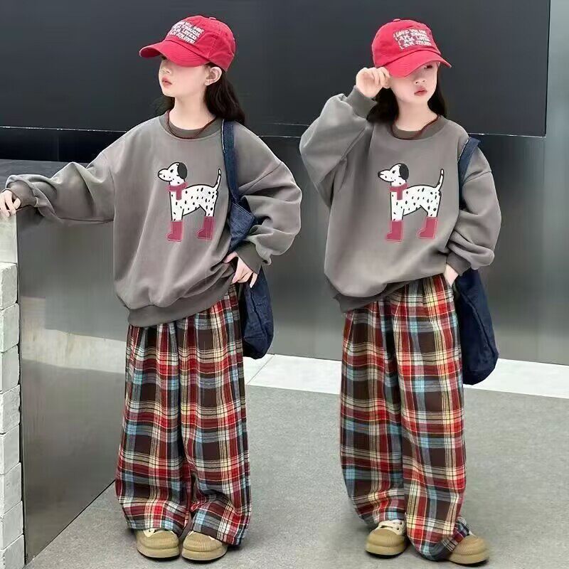 女童春秋季运动休闲套装时髦秋装