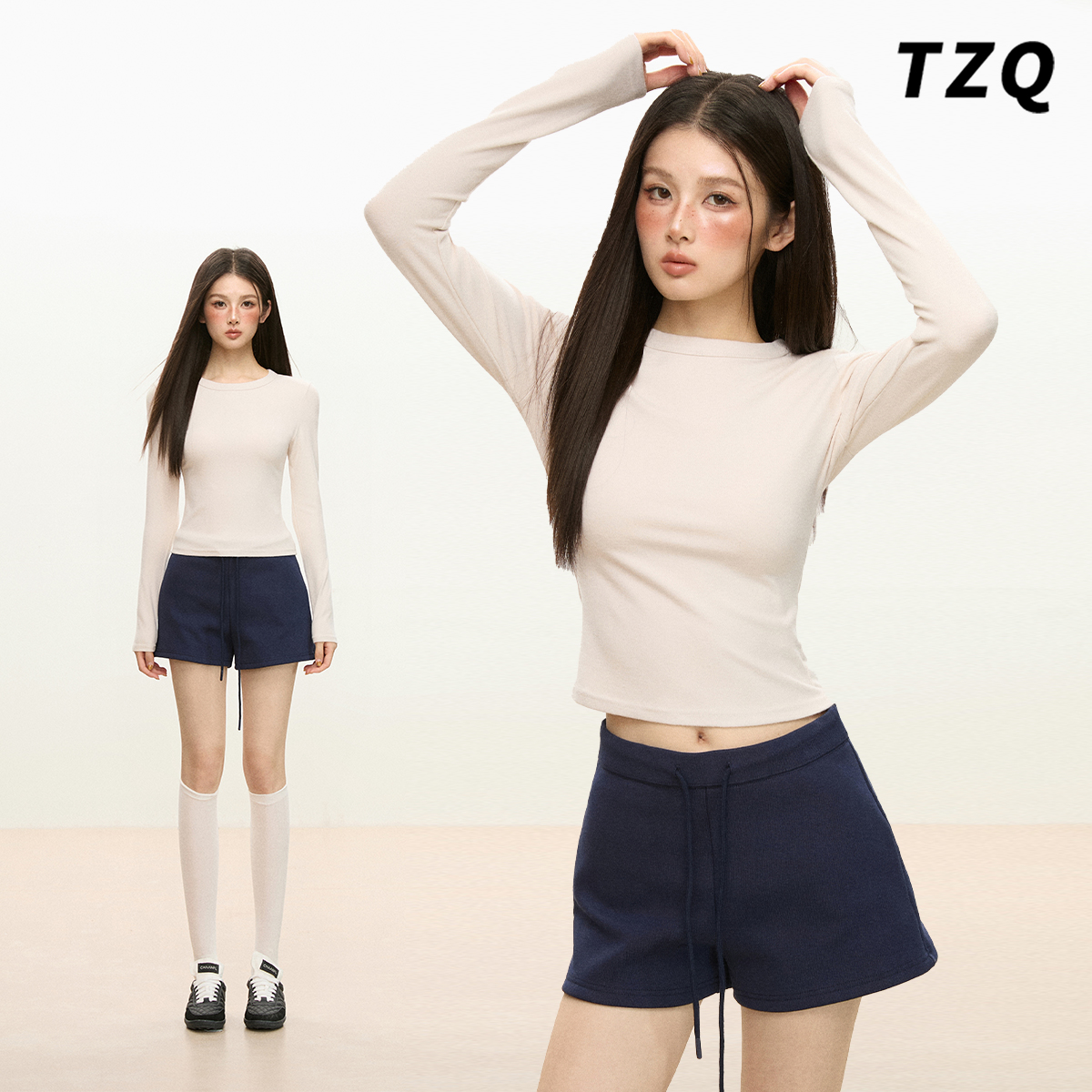 少女风内搭打底衫长袖t恤