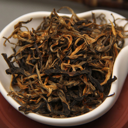 500g 云南茶叶 云南滇红茶一芽一叶曲条 凤庆茶叶 - 封面