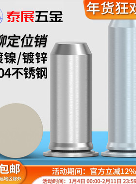 304不锈钢压铆定位销钉tps导向销压铆销钉圆柱平头销 TPS-3/4/5/6