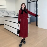 2025冬季新款现货数据好圣诞氛围感红色套装穿搭#25205-P205-K308，女装套装/套裙，唛多