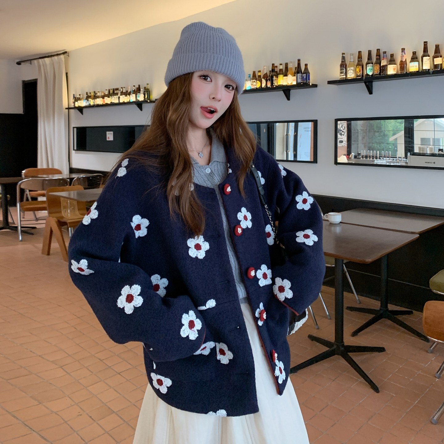 2025冬季新款现货数据好时髦减龄百搭外套#25186-p165-k248，女装毛呢外套，唛多