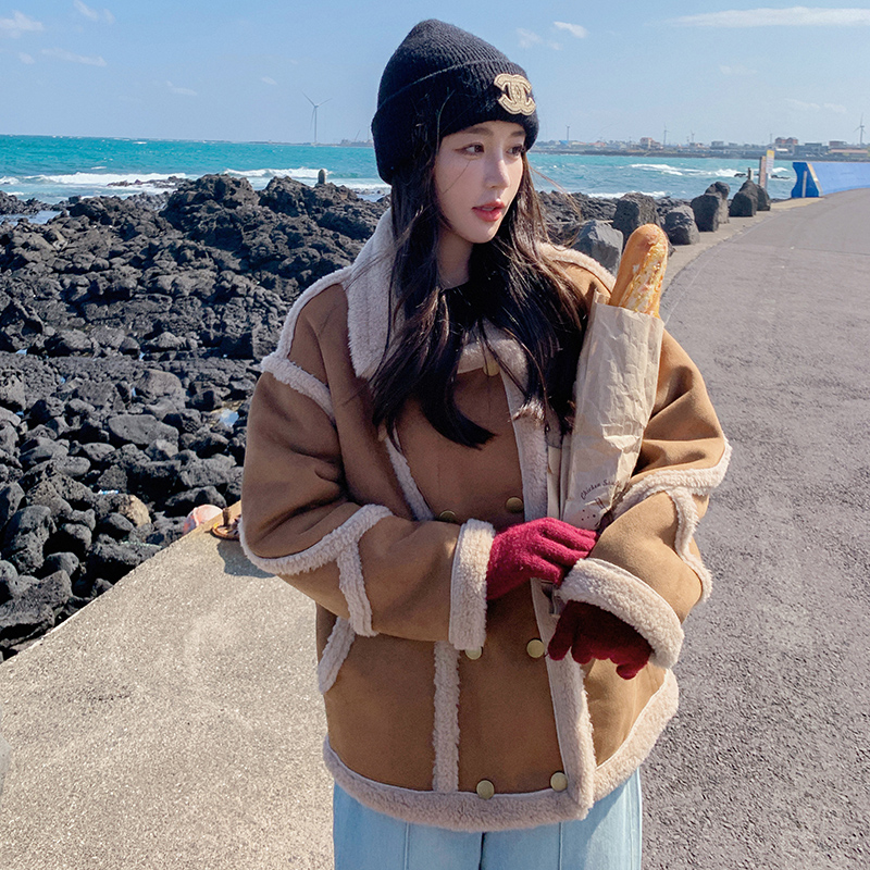 2025冬季新款数据好羊羔毛外套3色入#3151-P185-K278，女装皮草，唛多