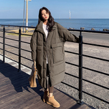 2025冬数据好现货韩系宽松长款双色羽绒服#3155--P295-K438，女装羽绒服，唛多