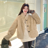 冬季新款现货现货~新年款花狐皮毛一体外套#25666-P195-K288，女装皮草，唛多