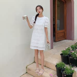 2025现货【夏款数据好】重工蕾丝连衣裙 #3075-P105-K158图片