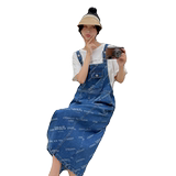 可盐可甜炸街牛仔背带连衣裙女夏2025新款网红爆款减龄，女装连衣裙，唛多