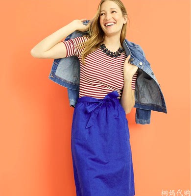 女士新款一字领修身条纹短袖T恤