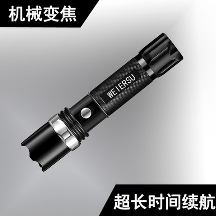 自行车灯夜骑强光手电筒USB充电专业前灯防雨公路山地车骑行装备