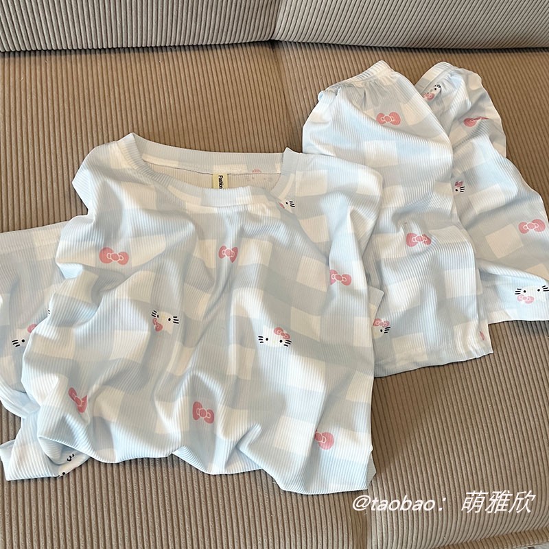 KT猫女莫代尔卡通睡衣可爱