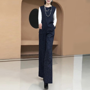爆款 小香风马甲套装 新款 女 长裤 两件套装 轻奢高级感阔腿裤 2026春季