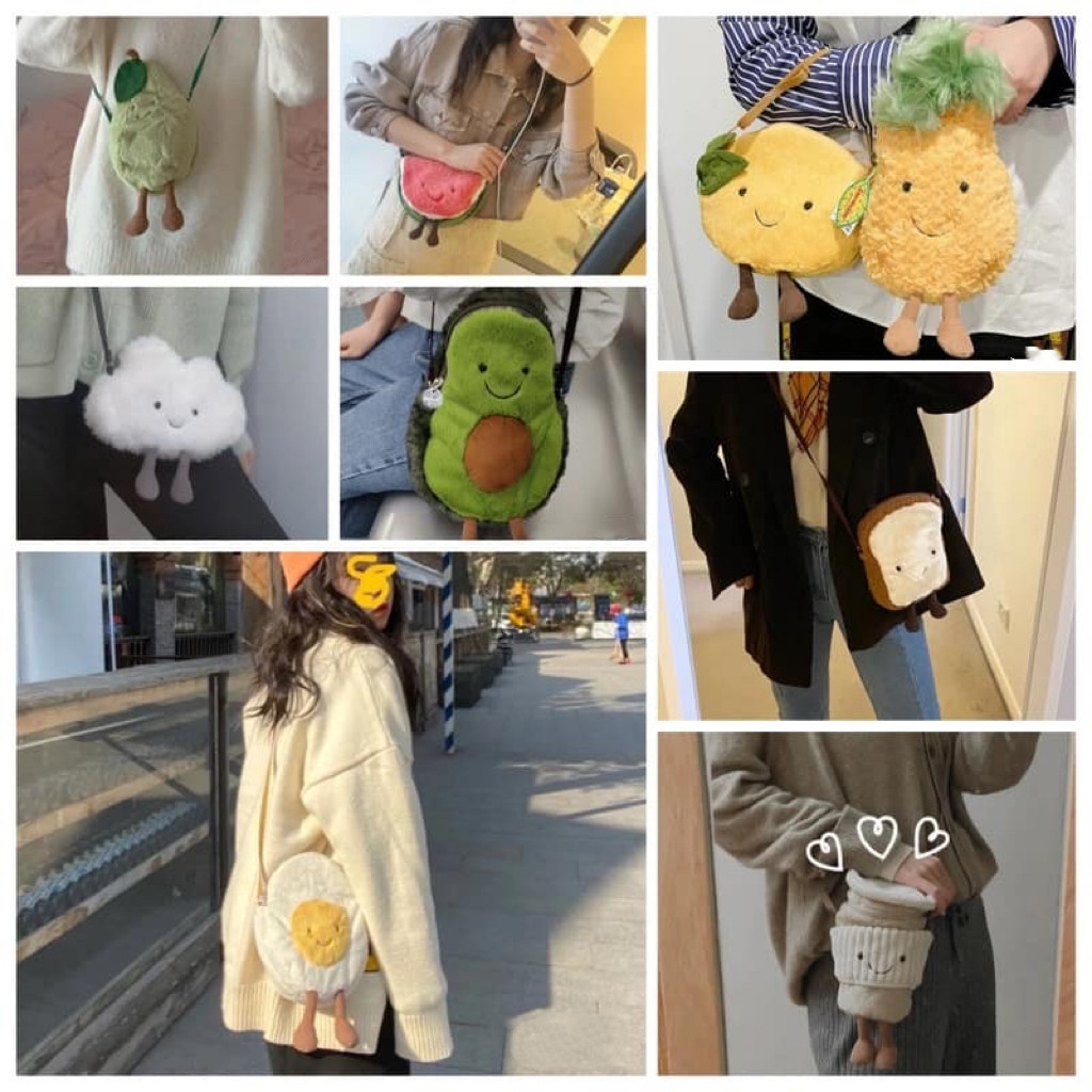 现货正品Jellycat斜挎背包咖啡杯包云朵包 毛绒玩偶公仔 新年礼物,玩具/童车/益智/积木/模型,毛绒/玩偶/公仔/布艺类玩具,淘宝优惠券,粉丝福利购,淘宝优惠卷