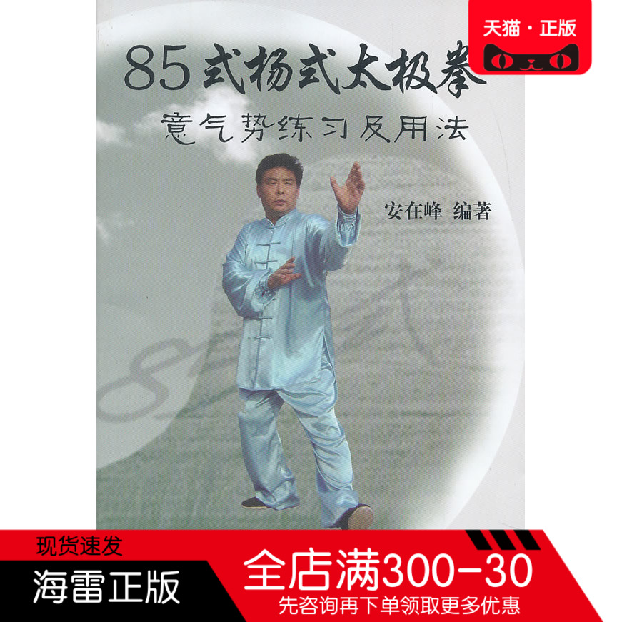 正版图书 85式杨氏太极拳-意气势练习及用法 安在峰著 人民体育出版社