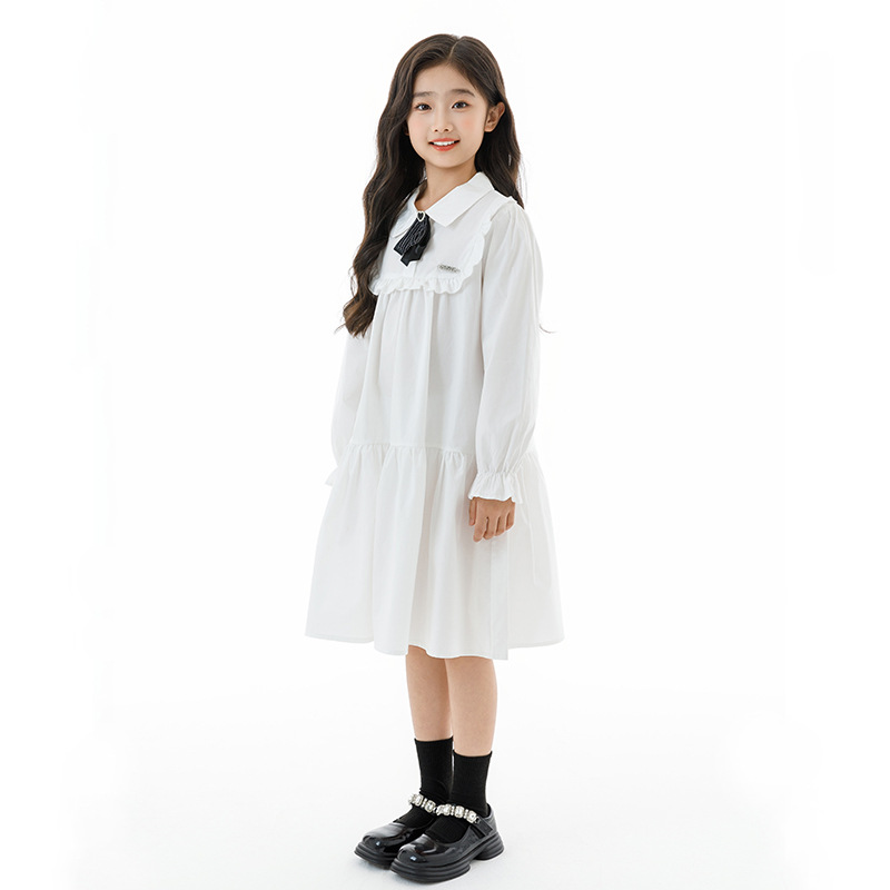 女童连衣裙2025新款韩版春秋装