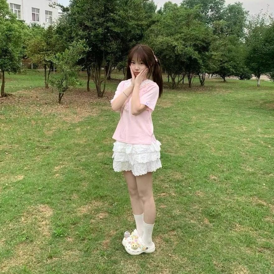 日系软妹y2k学院风短袖T恤女夏季新款拼接花边娃娃领百搭甜美上衣