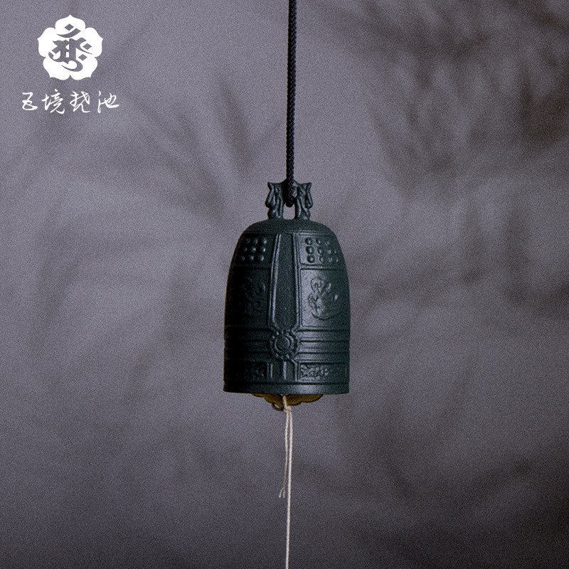 日本金寿堂风铃挂饰手工青铜风铃日式和风挂饰挂件家居铜制风铃