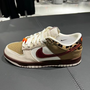 IM6687 NIKE耐克女鞋 复古耐磨板鞋 LOW豹纹运动休闲时尚 262 DUNK