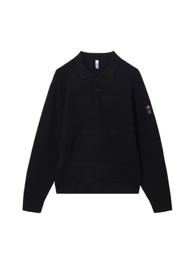 adidas阿迪达斯套头衫WUJI武极2024冬男休闲时尚长袖POLO衫JI8719