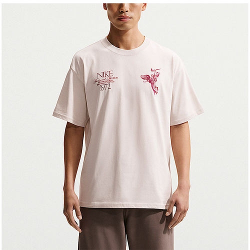 Nike耐克夏季新款时尚男士舒适耐磨宽松针织短袖T恤 HV0168-104